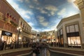 Gondola basin and shops in the Grand Shopping mall Venetian/Palazzo Las Vegas